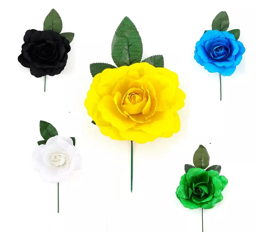 Translation missing: es.Rosa Flamenca Mediana en varios colores de 14 cm