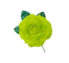 Piccola rosa flamenco verde 8 cm