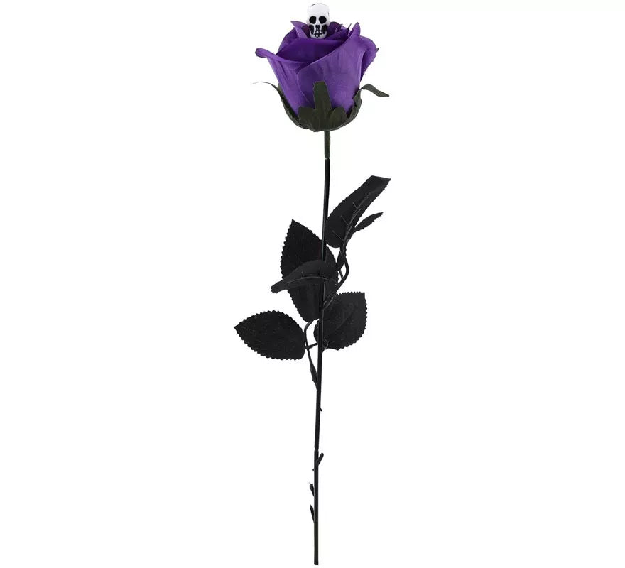 Translation missing: es.Rosa lila con Calavera 40 cm