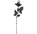 Rosa negra con Ángel