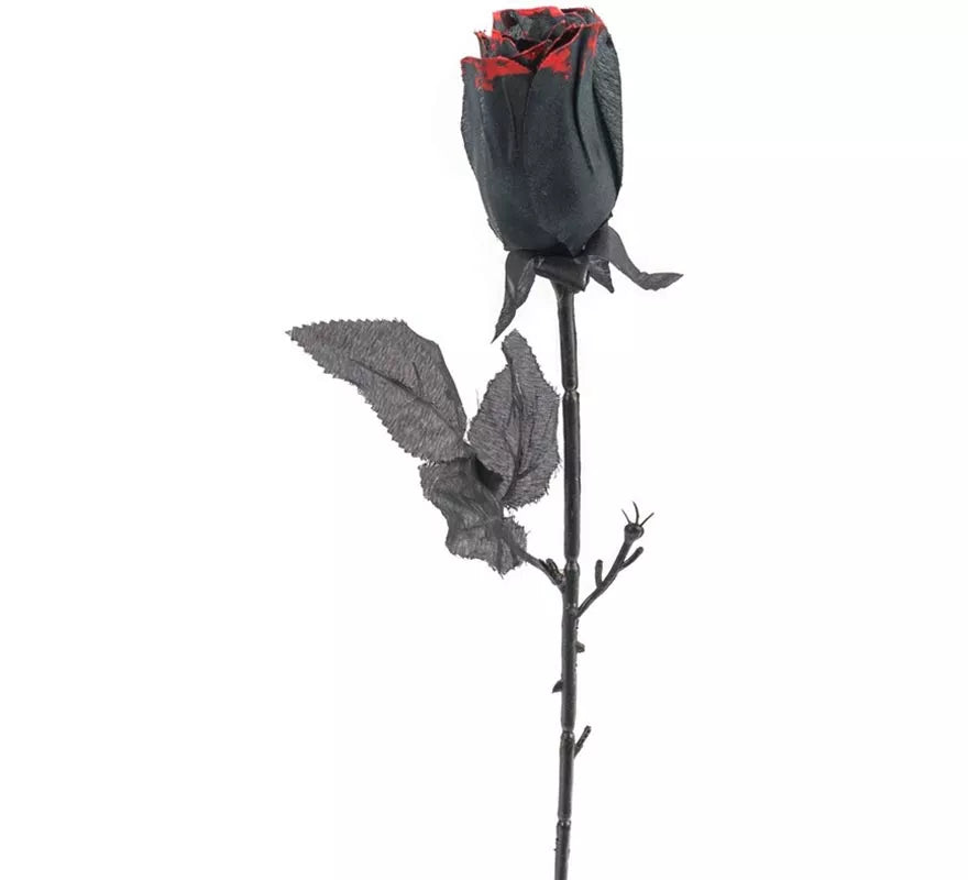 Translation missing: es.Rosa negra y roja de 46 cm