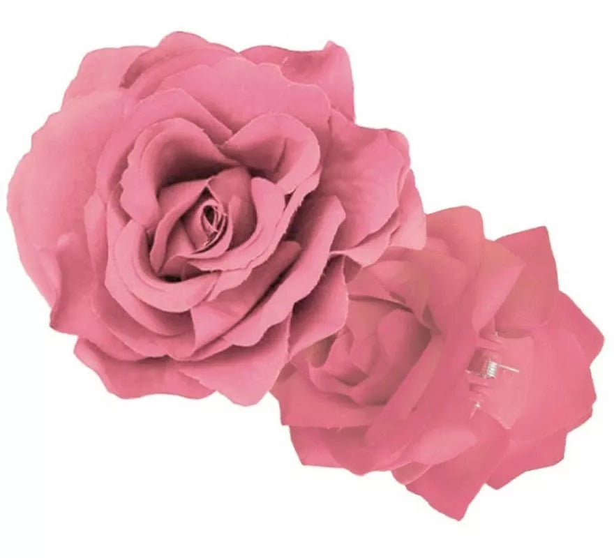 Translation missing: es.Rosa Sevillana o Chulapa de 9 cm con pinza en varios colores