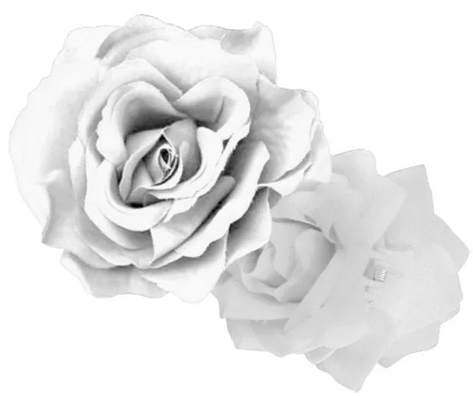 Translation missing: es.Rosa Sevillana o Chulapa de 9 cm con pinza en varios colores