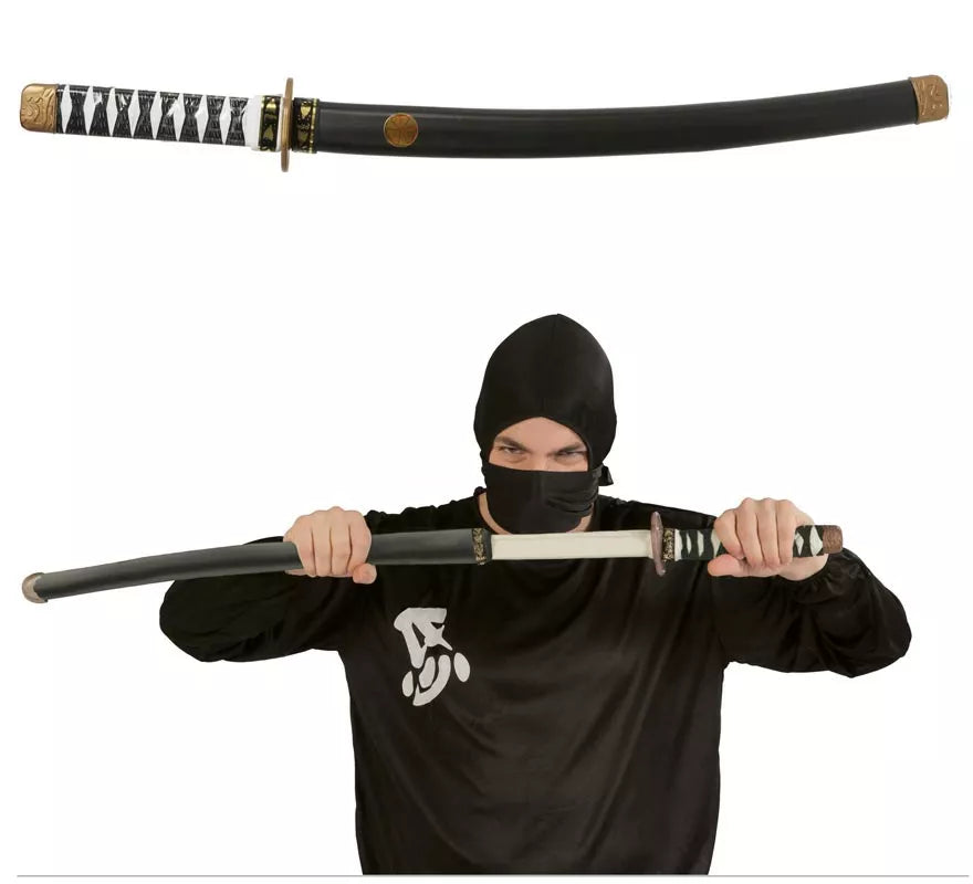 Translation missing: it.Sable de Japonés o Espada Ninja negra de 76 cm con funda