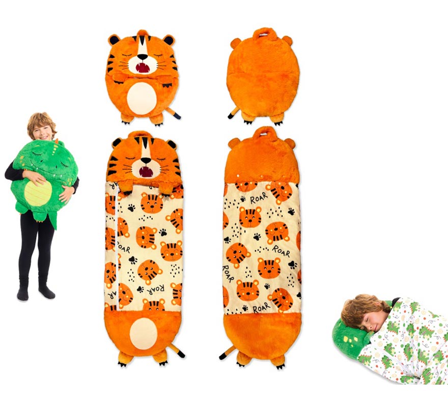 Translation missing: es.Saco de Dormir con Cojín Tigre de 165 cm