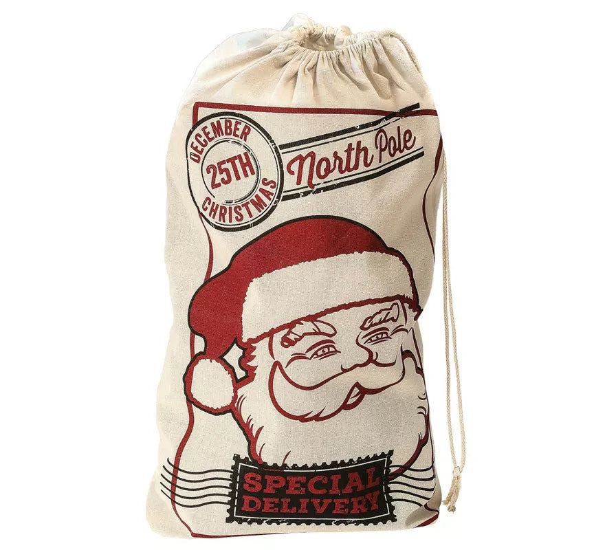 Translation missing: it.Saco Santa Claus de Yute de 50X80 cm