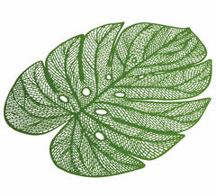 Sottopentola Foglia PVC Verde 45 cm
