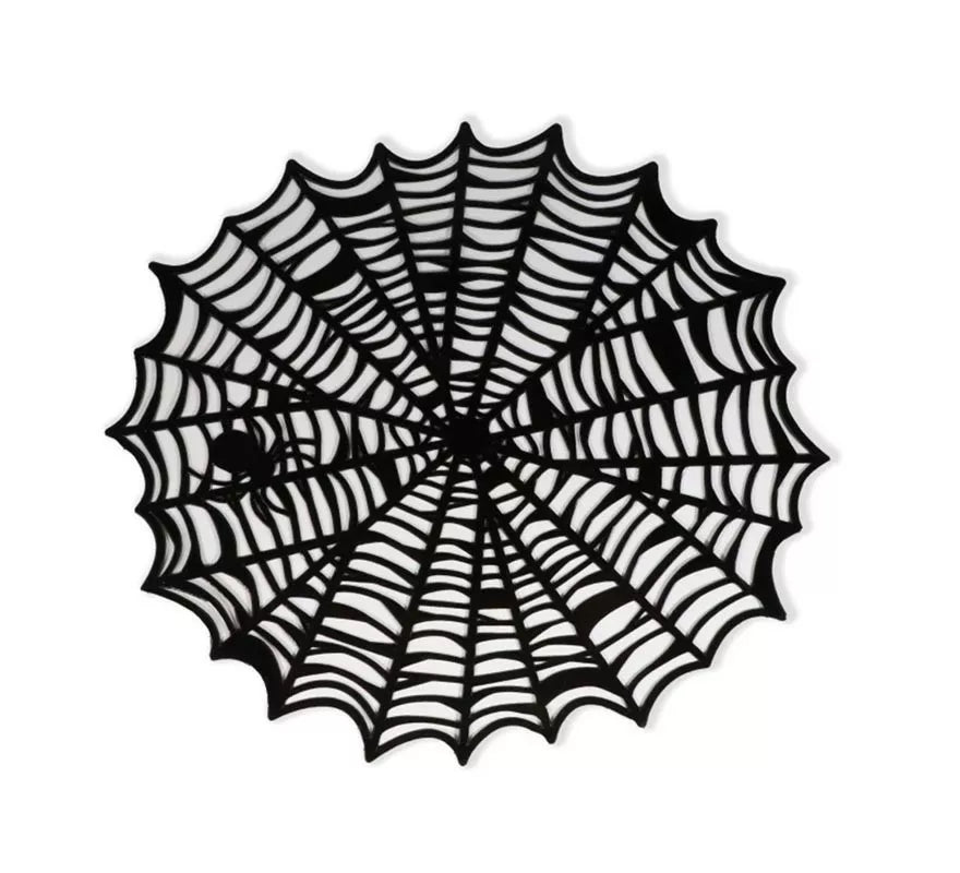 Translation missing: es.Salvamantel Telaraña de plástico de 38x38 cm
