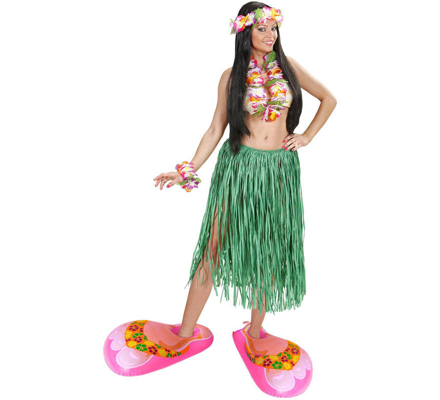 Sandalias Hawái Inflables en colores surtidos de 56 cm