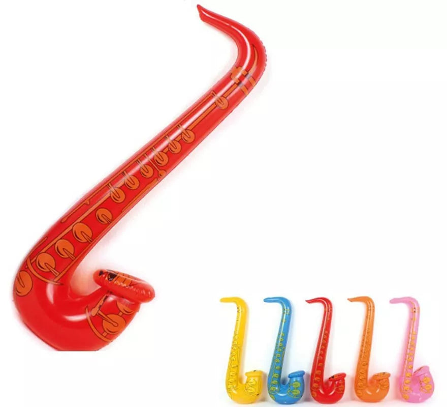 Saxofón Hinchable de 70 cm en colores surtidos