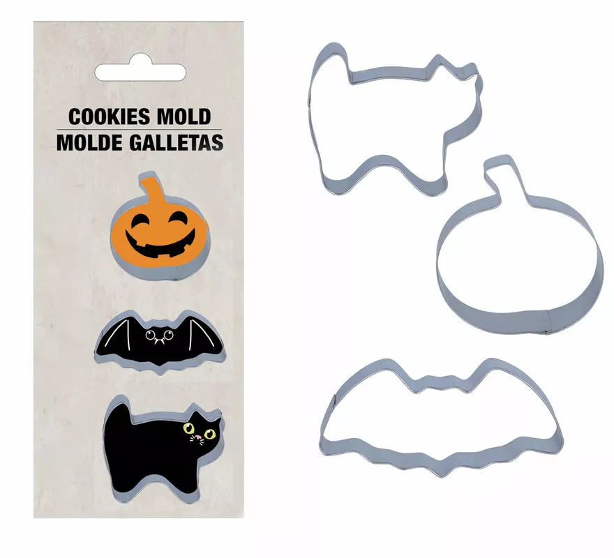 Translation missing: it.Set 3 Moldes Metálicos para Galletas