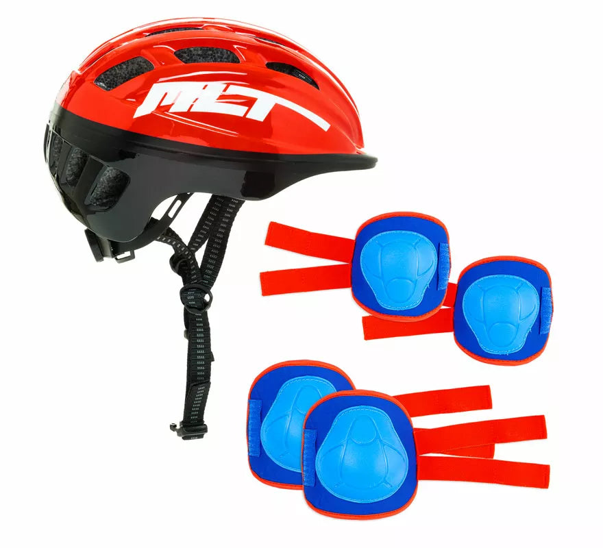 Translation missing: it.Set de Casco y Protecciones rojo