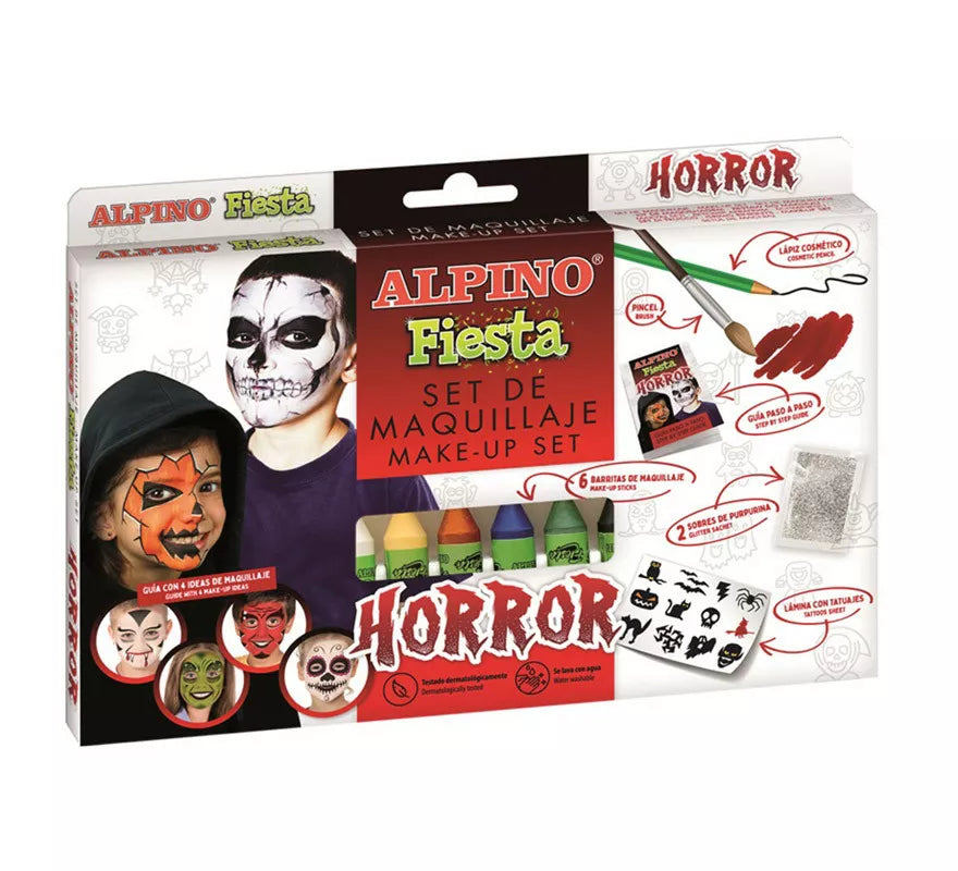 Translation missing: it.Set de Maquillaje Horror Fiesta en colores surtidos de 6 unidades de 5 grs