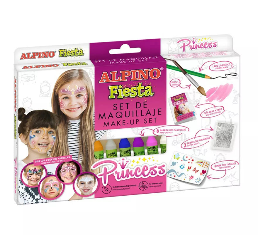 Translation missing: it.Set de Maquillaje Princesa Fiesta en colores surtidos 6 unidades de 5 grs