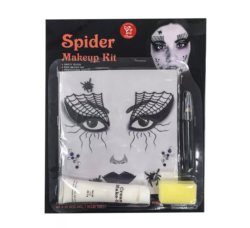 Translation missing: it.Set de Maquillaje Tatuajes Brillantes Araña Bruja