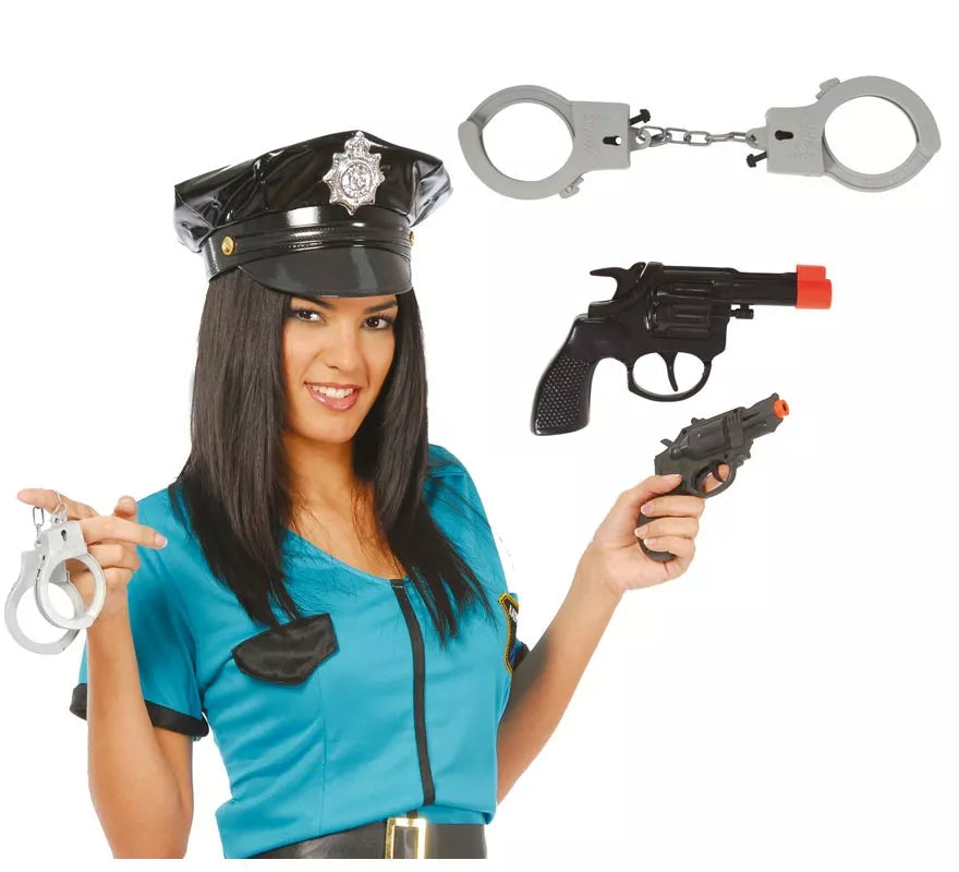 Translation missing: it.Set de pistola revolver con esposas