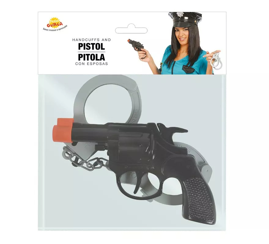 Translation missing: it.Set de pistola revolver con esposas