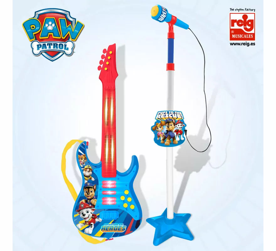 Translation missing: it.Set Guitarra y Micrófono La Patrulla Canina con Funciones
