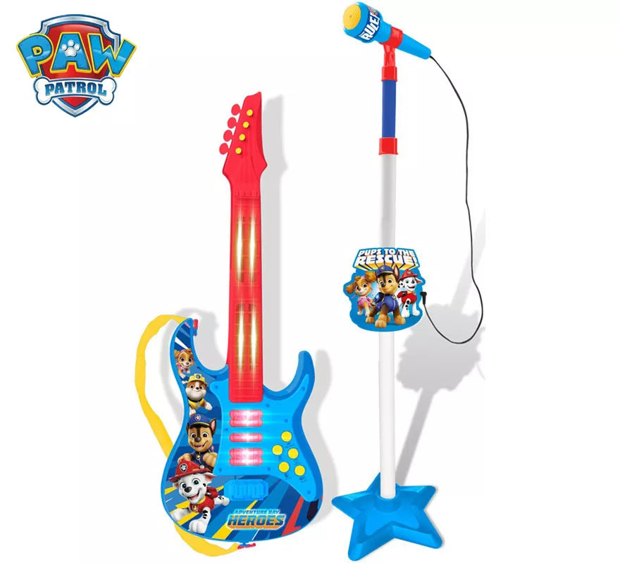 Translation missing: it.Set Guitarra y Micrófono La Patrulla Canina con Funciones