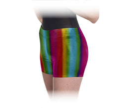 Pantaloncini Arcobaleno Scuro da Donna