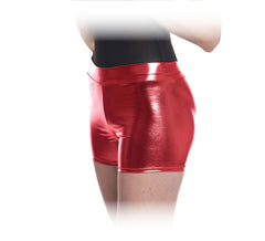 Pantaloncini rosso scuro per donna