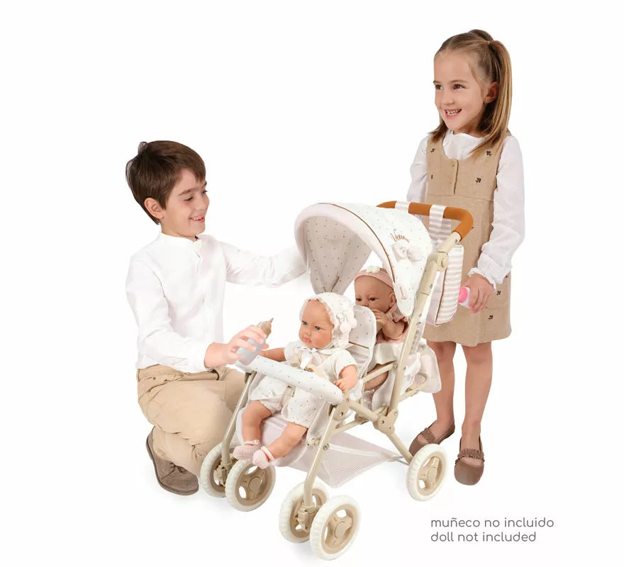 Silla Gemelar de Muñecas de hasta 52 cm Plegable
