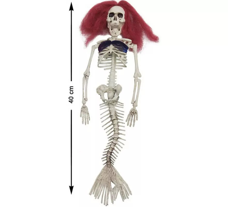 Translation missing: es.Sirena Colgante con Pelo Rojo de 40 cm