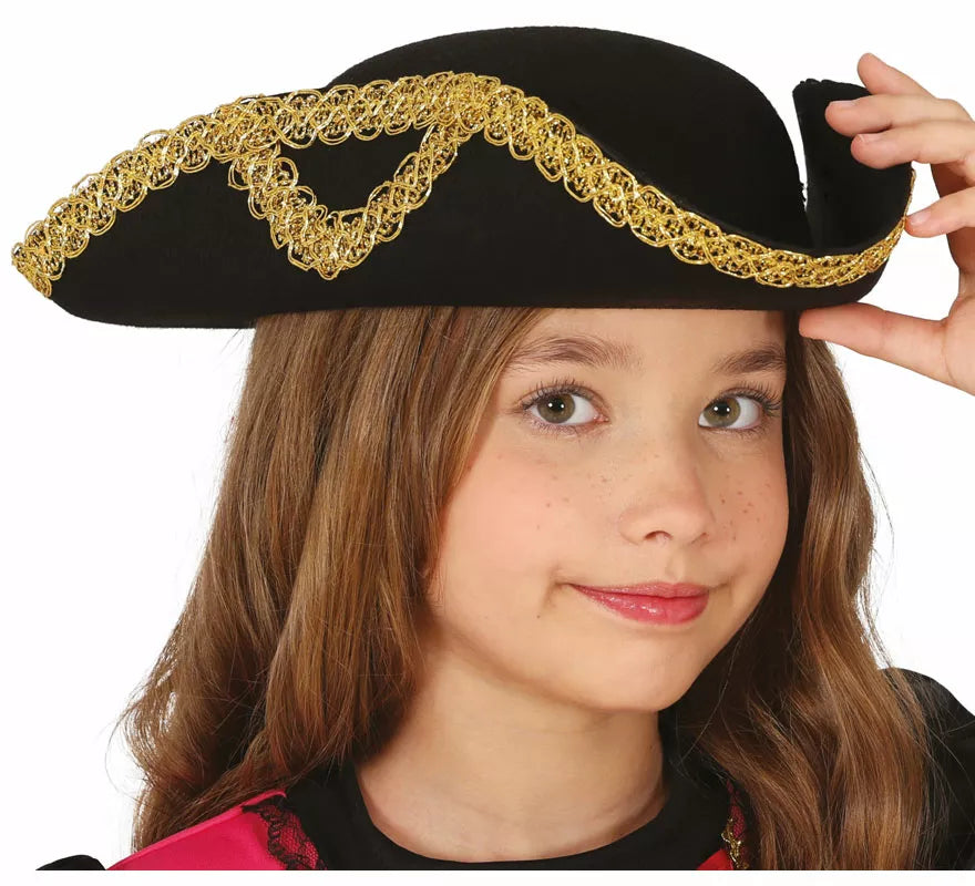 Translation missing: it.Sombrero Almirante o Pirata de fieltro infantil