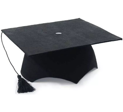 Sombrero Birrete de Graduado 59 cm perímetro