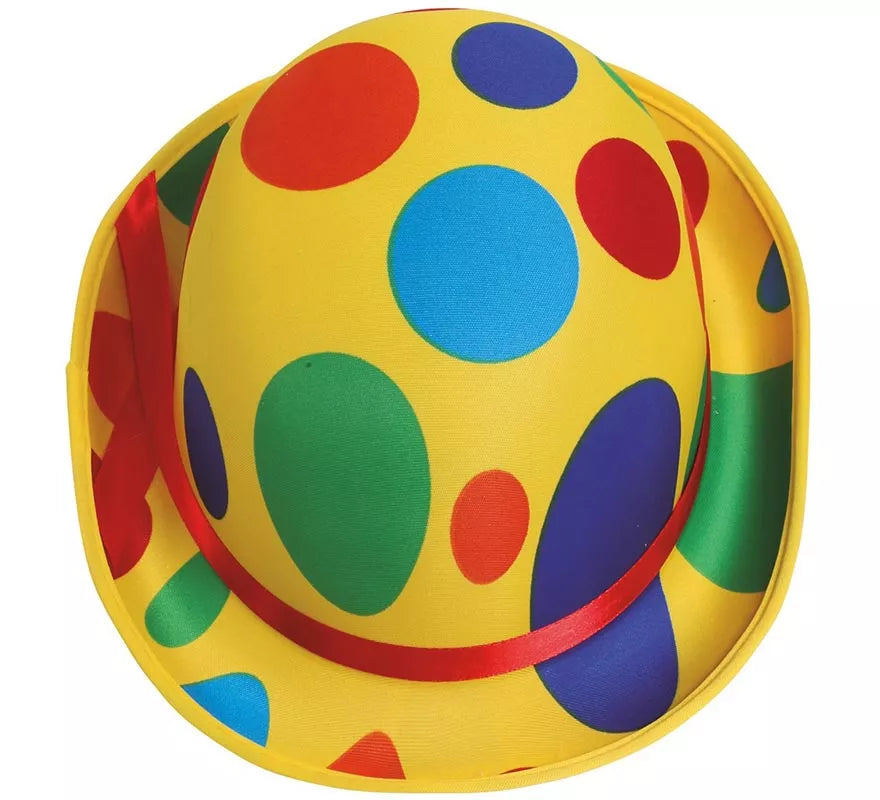 Translation missing: it.Sombrero Bombín de Payaso a lunares de colores