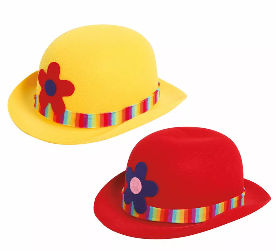 Sombrero Bombín de Payaso de Fieltro Surtido