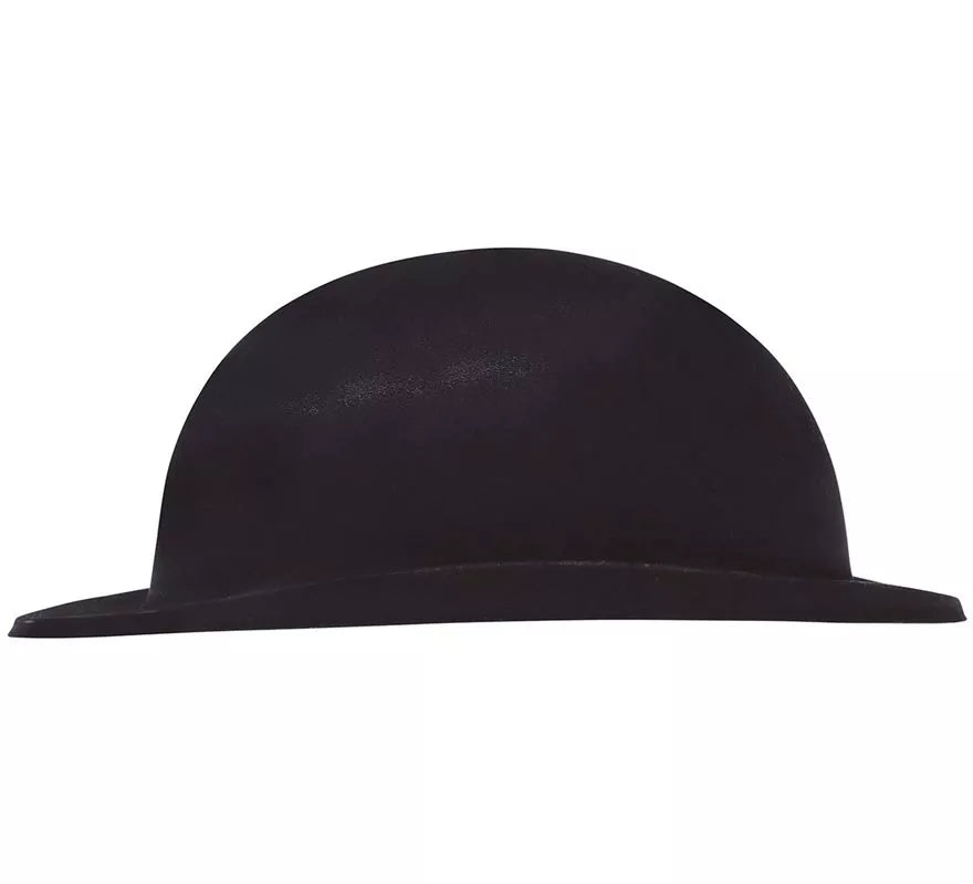 Translation missing: it.Sombrero Bombín flocado negro infantil