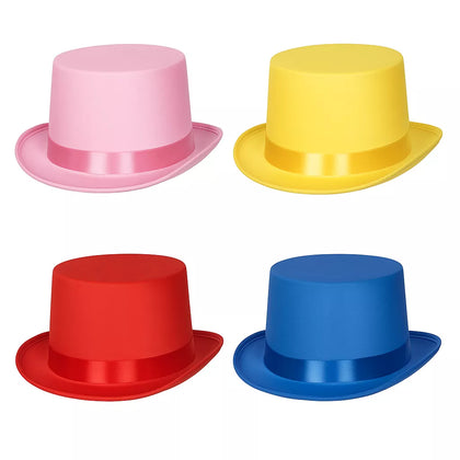 Sombrero Chistera Satinada en varios colores