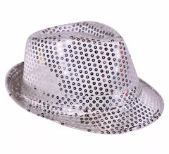 Cappello con paillettes in vari colori