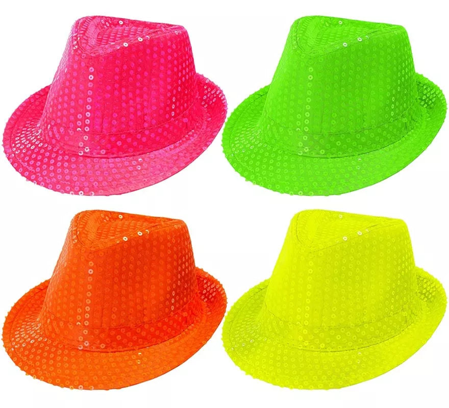 Translation missing: it.Sombrero con Lentejuelas en varios colores neones