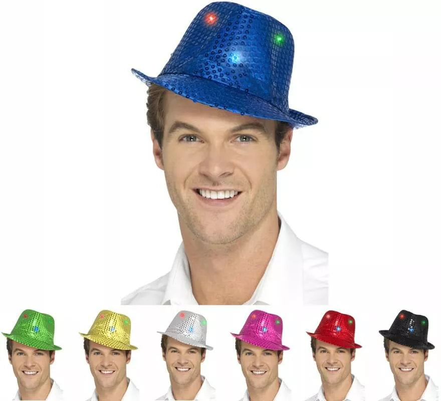 Translation missing: es.Sombrero con Lentejuelas y Luz en varios colores