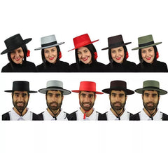 Cappello di feltro Cordobes di alta qualità in varie misure e colori