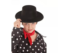 Cappello nero cordovan