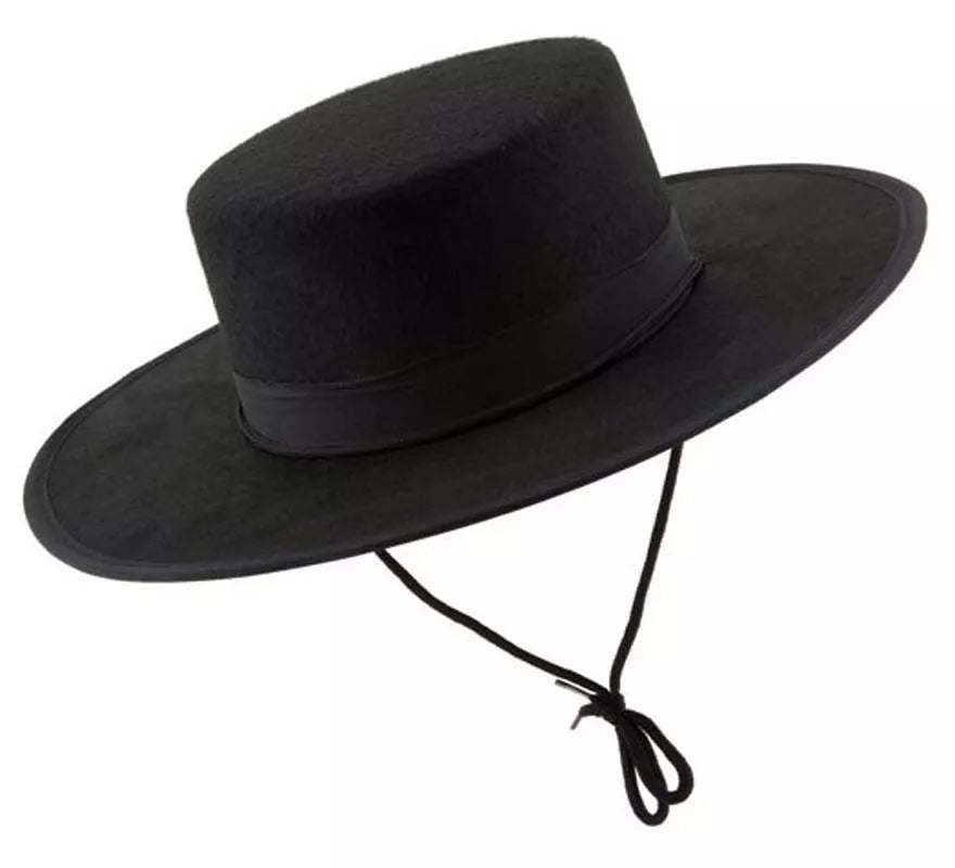 Translation missing: es.Sombrero Cordobés negro de Fieltro