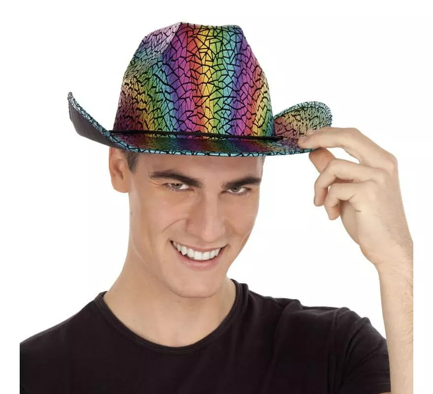Translation missing: it.Sombrero Cowboy Animal Print Arcoíris