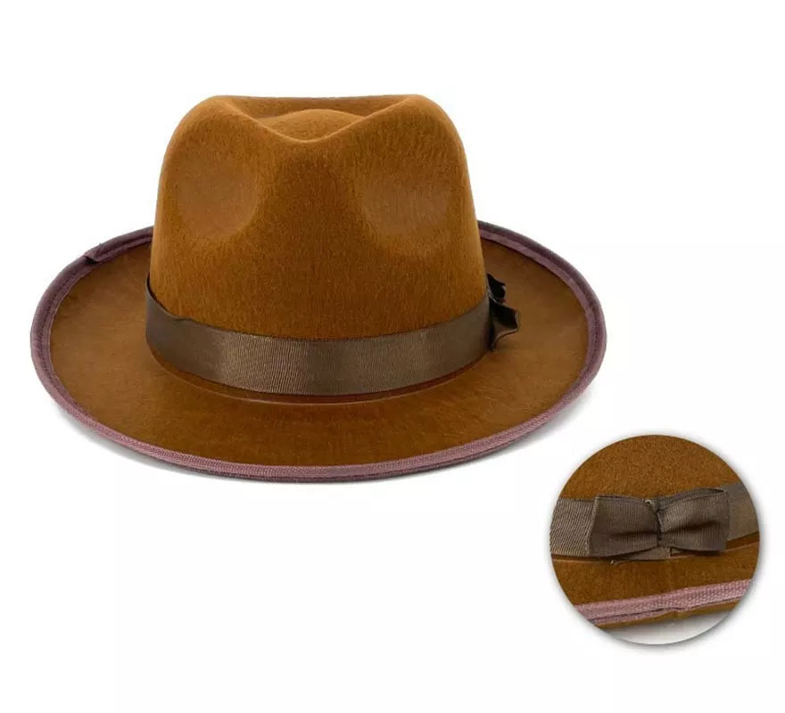 Translation missing: es.Sombrero de Alas marrón de 30x11 cm