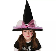 Cappello da strega con fiocco