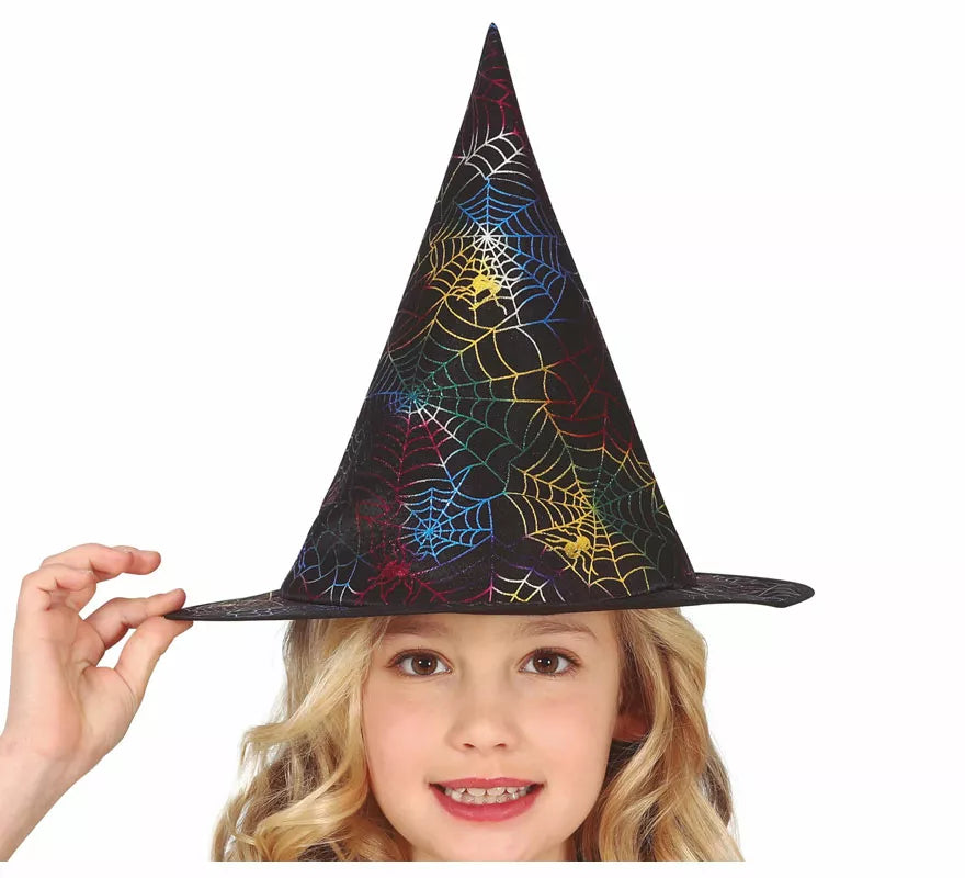 Translation missing: it.Sombrero de Bruja con Telaraña Infantil