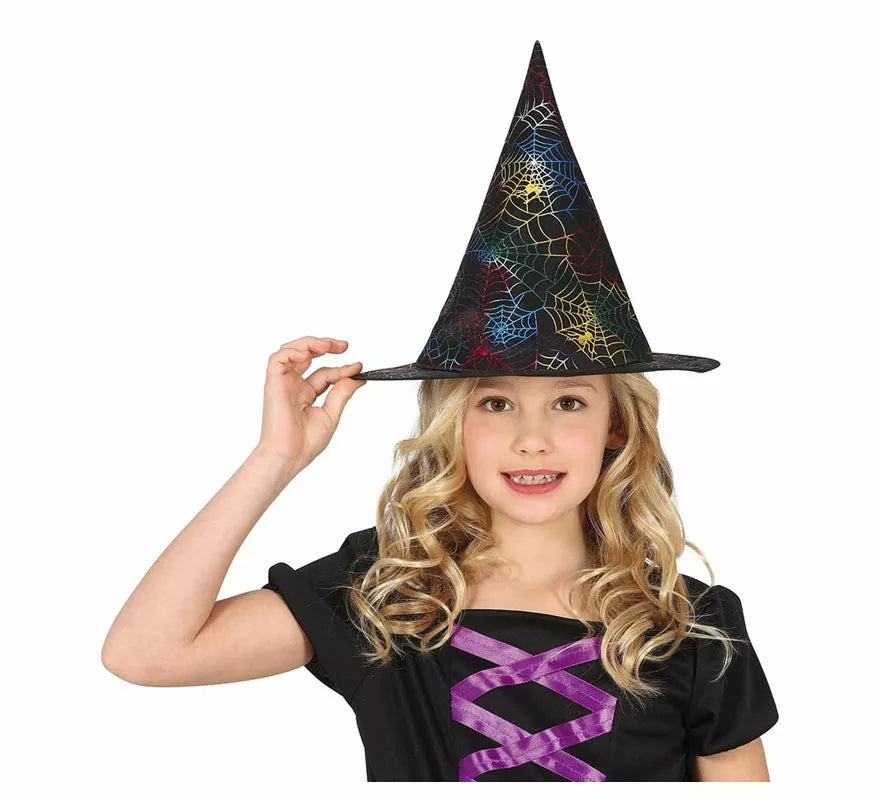 Translation missing: it.Sombrero de Bruja con Telaraña Infantil