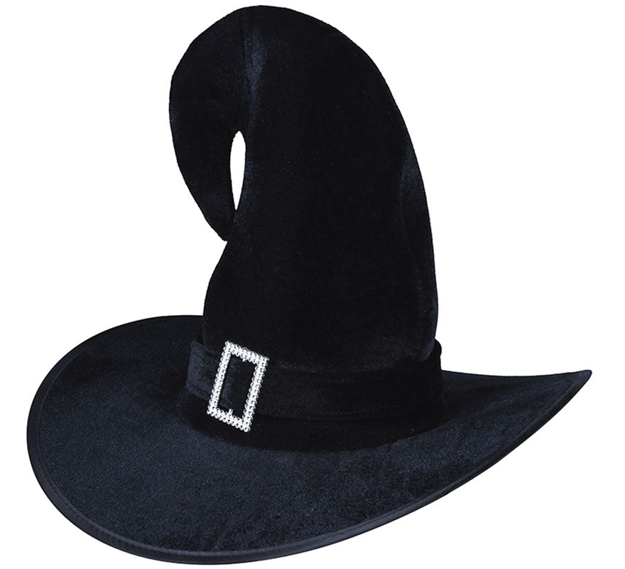 Translation missing: it.Sombrero de Bruja Curvo Negro con Evilla
