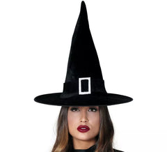 Cappello da Strega in velluto nero