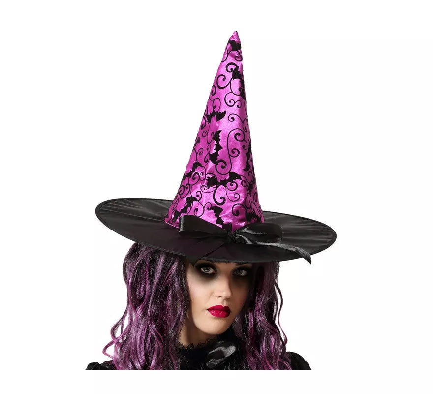 Translation missing: it.Sombrero de Bruja Morado con Lazo