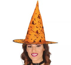 Cappello da strega arancione
