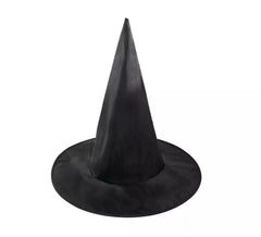 Cappello da strega nero adulto da 38 cm