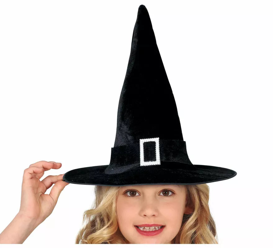 Translation missing: it.Sombrero de Bruja Negro con Evilla Infantil